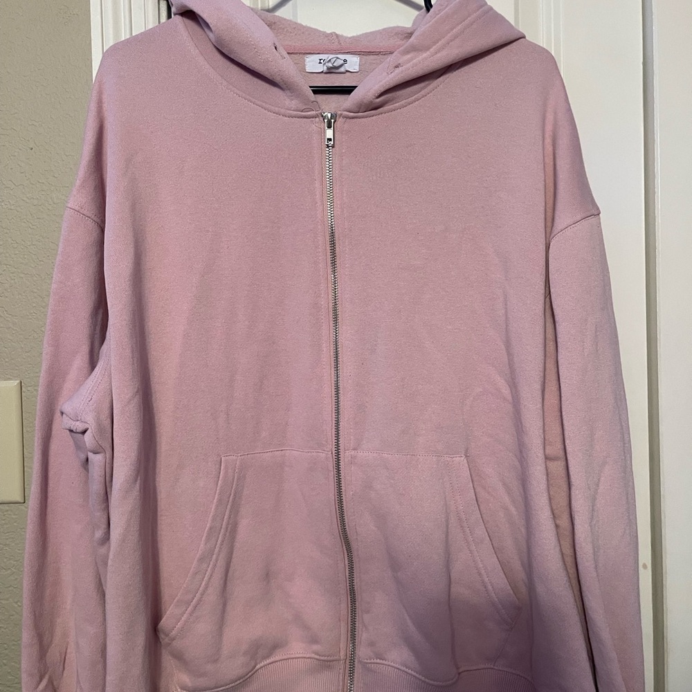 Pink hoodie